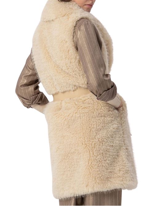 Gilet lungo in eco-pelliccia Fracomina | WC4002O44501050
