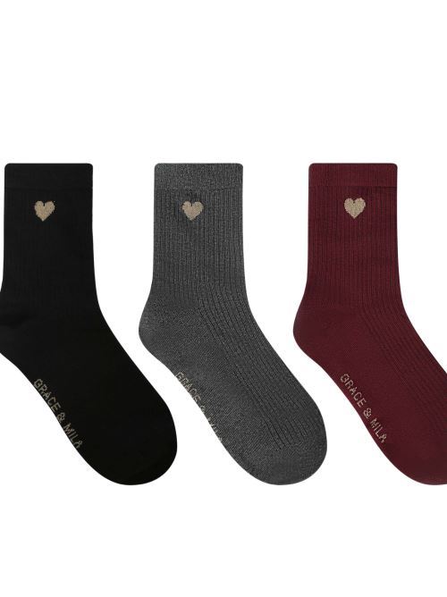 Calza giftbox 3pz Grace & Mila | Calzini | FW2511011MIX
