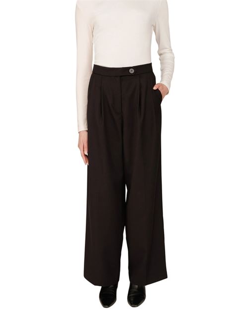 Pantaloni sartoriali con pieghe Grace & Mila | Pantaloni | FW2513047NOIR