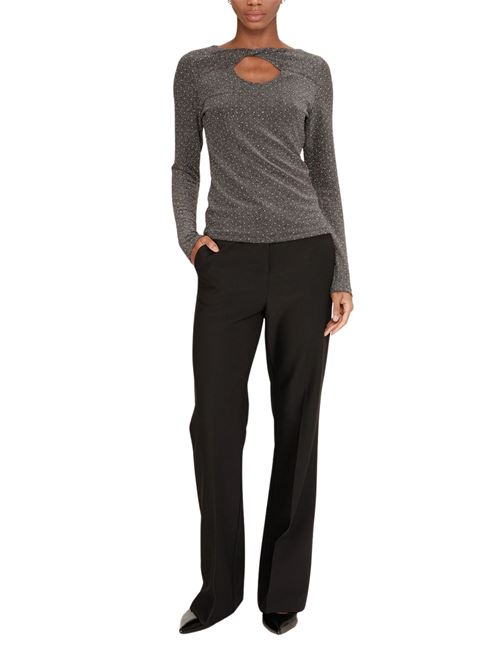 Top reversibile in lurex argento Grace & Mila | T-shirt | FW2527026ARGENT