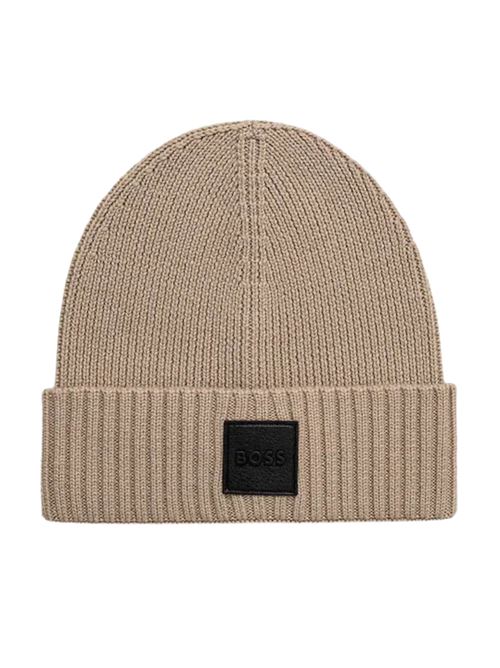 Cappello in lana vergine beige Hugo Boss | Cappelli | 50522426275
