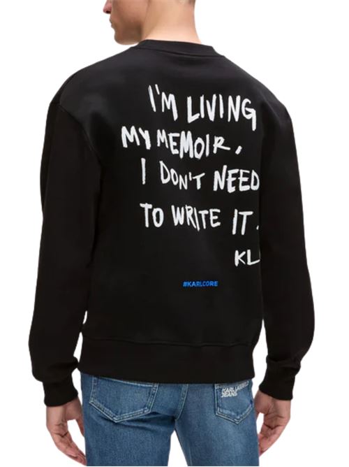 Felpa con citazione Karl Lagerfeld Karl Lagerfeld jeans | Felpe | A4M20026999