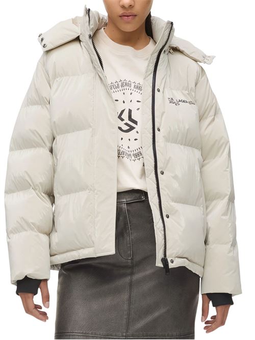 Piumino perla in poliammide riciclato Karl Lagerfeld jeans | Capispalla | A4W150201ZI