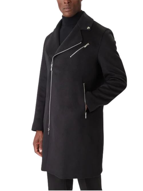 Cappotto in misto lana con zip Karl Lagerfeld | Capispalla | KM554751990