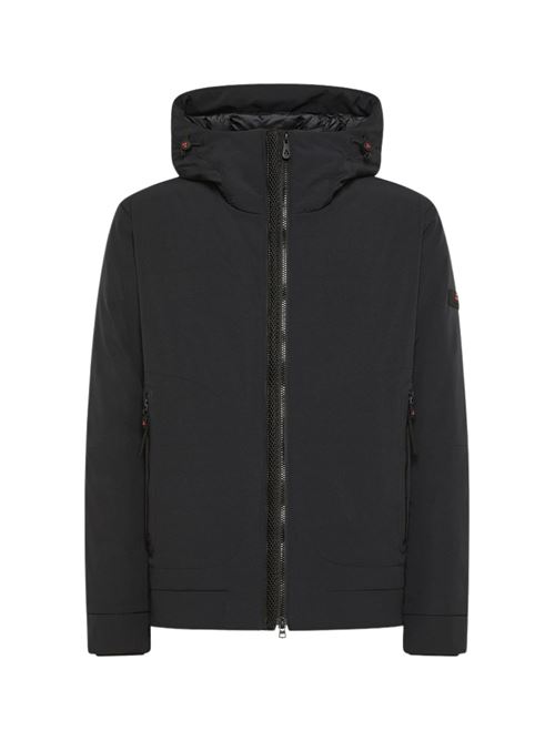 Giacca in tessuto stretch nera Peuterey | LOGESRT01NER