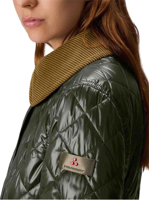 Cappotto lungo con colletto in velluto Peuterey | RODERIKKSG689