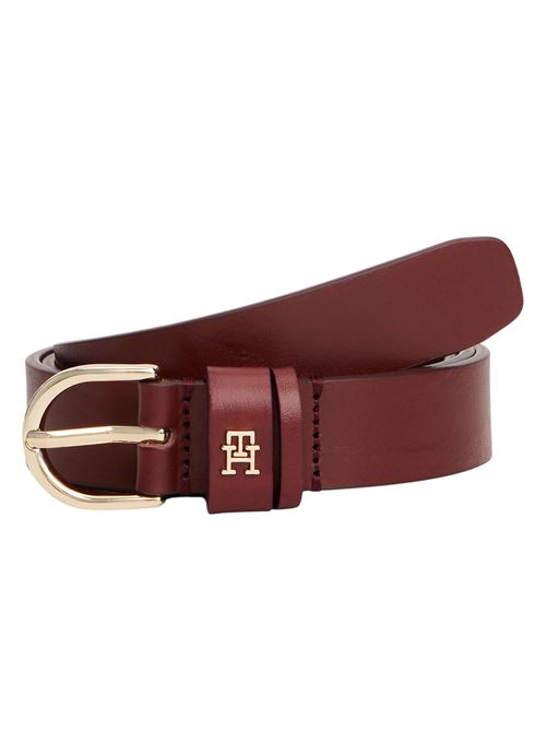 Cintura in pelle rossa Tommy Hilfiger | Cinture | AW0AW16836VLP