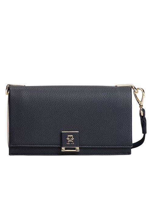 Borsetta blu in poliuretano Tommy Hilfiger | Borse | AW0AW17678DW6