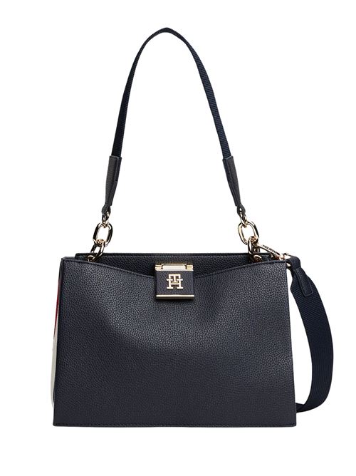 Borsa blu in poliuretano Tommy Hilfiger | Borse | AW0AW17830DW6