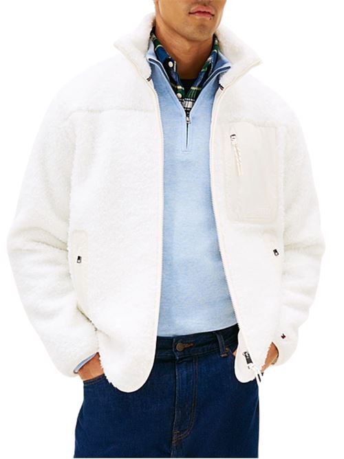Giacca in sherpa Tommy Hilfiger | Capispalla | MW0MW40420YBL