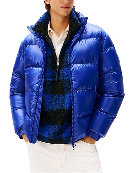 Piumino lucido blu Tommy Hilfiger | Capispalla | MW0MW40617D03
