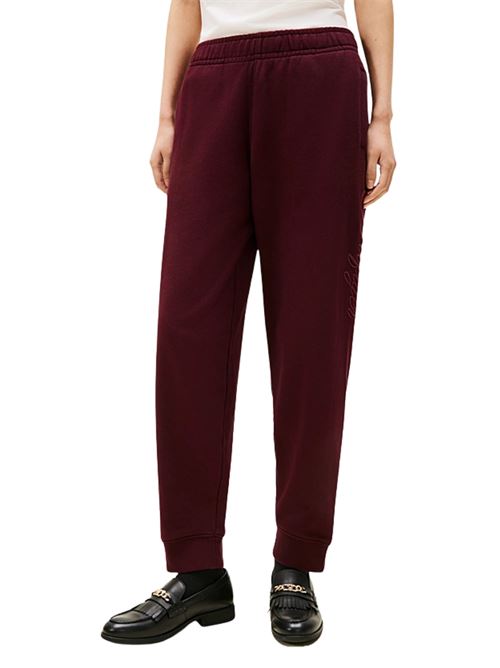 Pantaloni joggers in felpa 100%cotone Tommy Hilfiger | Pantaloni | WW0WW46145XIH