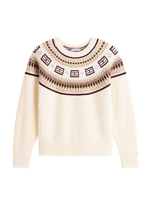 Maglione in lana con motivo Fair Isle Tommy Hilfiger | Maglie | WW0WW464080F7