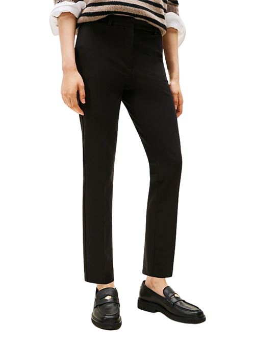 Pantalone slim fit in gabardine Tommy Hilfiger | Pantaloni | WW0WW48350BDS