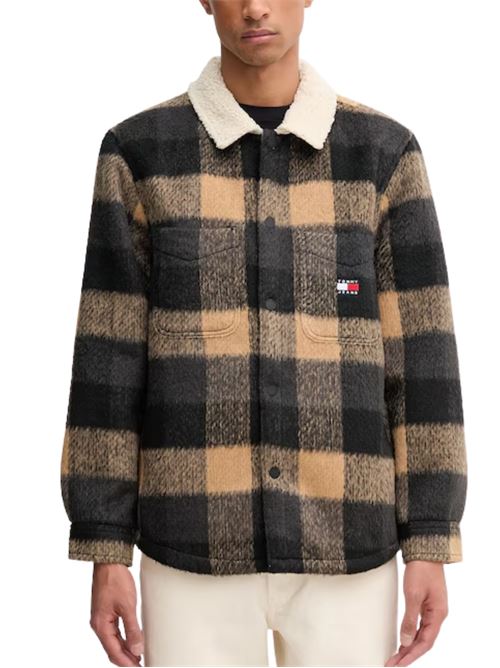 Giacca a quadri con dettagli teddy Tommy Jeans | Capispalla | DM0DM22010BDS