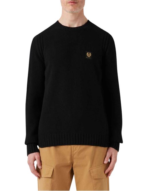 Maglione girocollo Watch in lana d'agnello Belstaff | 102937BLACK