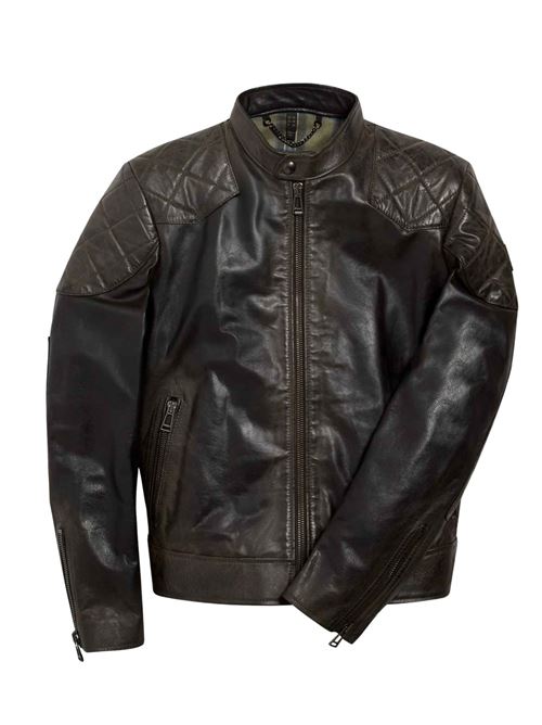 Giacca Outlaw in pelle cerata a mano Belstaff | 105313BLACK