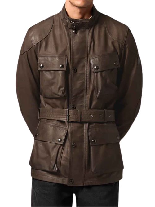 Giacca Trialmaster panther in pelle nabuk Belstaff | 106525DDSTP