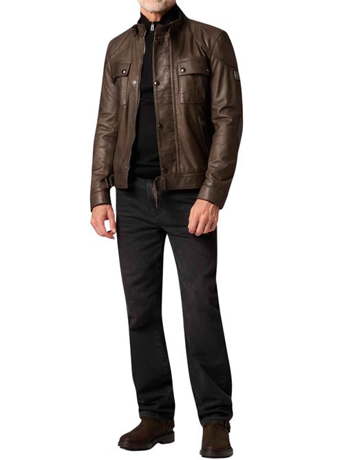 Giacca Gangster in pelle cerata Belstaff | 106526DDSTP