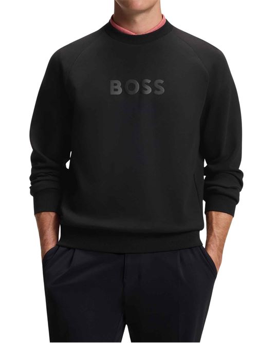 Felpa girocollo con logo Boss Green | Felpe | 50565307001