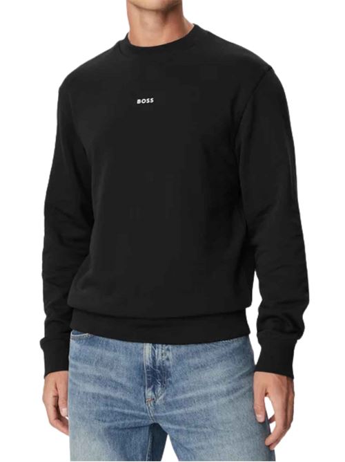 Felpa girocollo con logo Boss Orange | Felpe | 50514541001