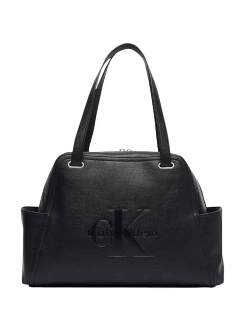 Borsa tote a mano con tasche Calvin Klein | Borse | LV04F3689GUB1