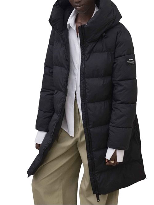 Giacca lunga trapuntata con cappuccio Ecoalf | MANLIE319