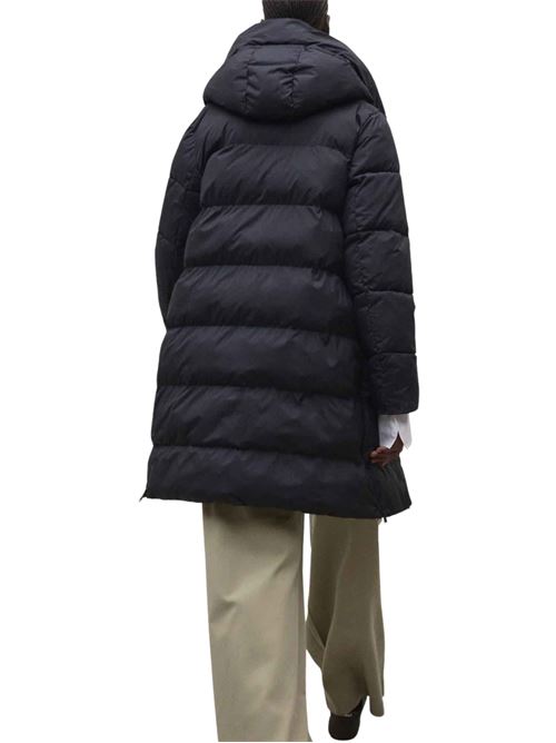 Giacca lunga trapuntata con cappuccio Ecoalf | MANLIE319