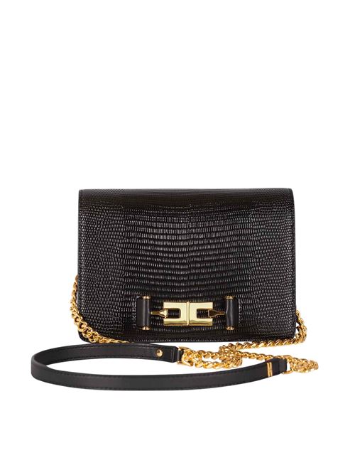 Borsa piccola a tracolla con catena groumette Elisabetta Franchi | Borse | BS09A66E2110