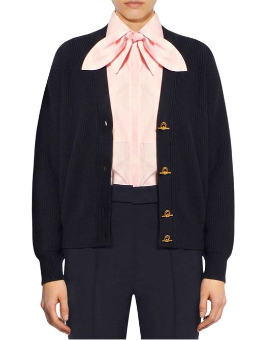 Cardigan con bottoni gioiello Elisabetta Franchi | Maglie | MK01S66E2110