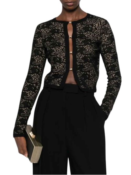 Cardigan in maglia tricot Elisabetta Franchi | Maglie | MK29Q66E2FR9
