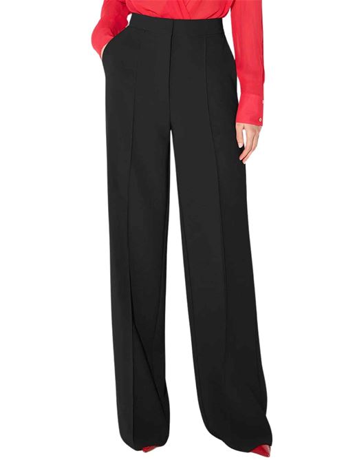 Pantaloni ampi in crêpe Elisabetta Franchi | Pantaloni | PA20267E2110