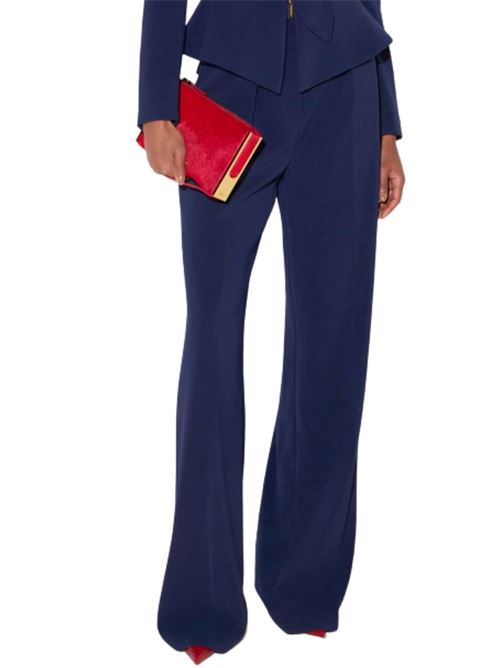 Pantaloni in crêpe con cintura Elisabetta Franchi | Pantaloni | PA20766E2H88