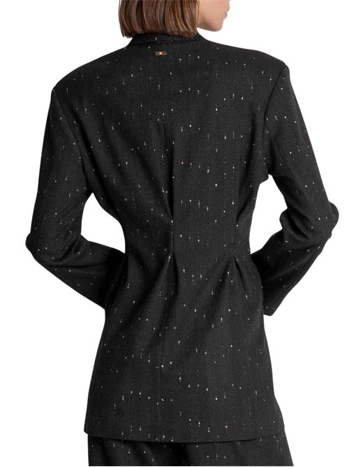 Blazer gessato in lurex Fracomina | J3006W726Q7053