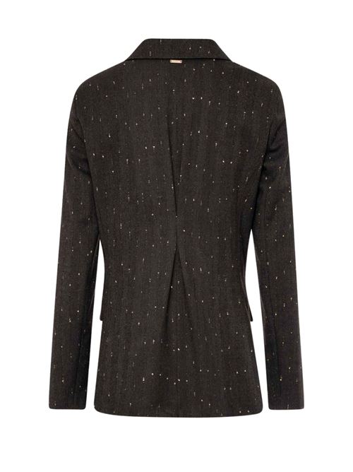 Blazer gessato in lurex Fracomina | J3006W726Q7053