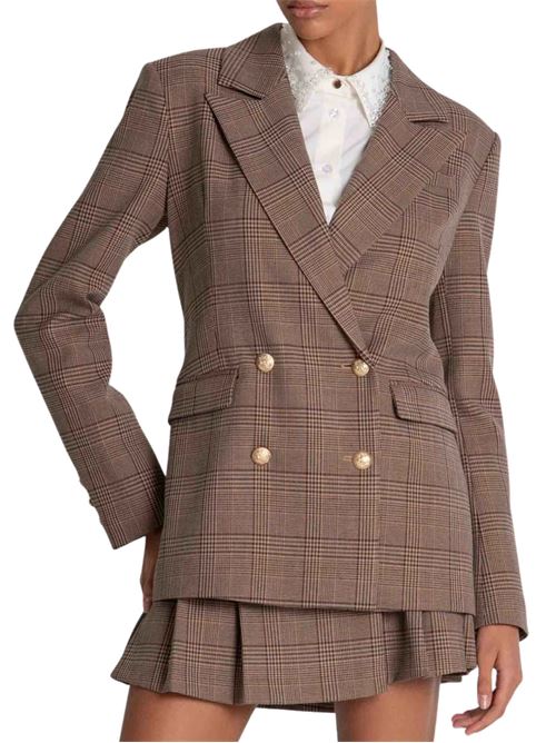 Blazer doppiopetto in principe di galles Fracomina | J3023W57595210
