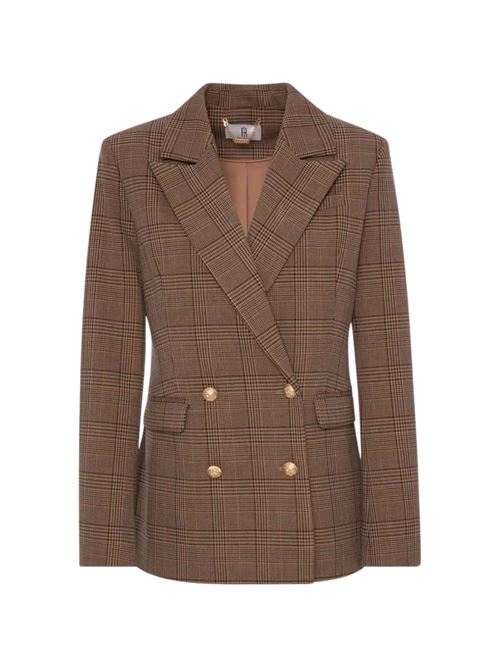 Blazer doppiopetto in principe di galles Fracomina | J3023W57595210
