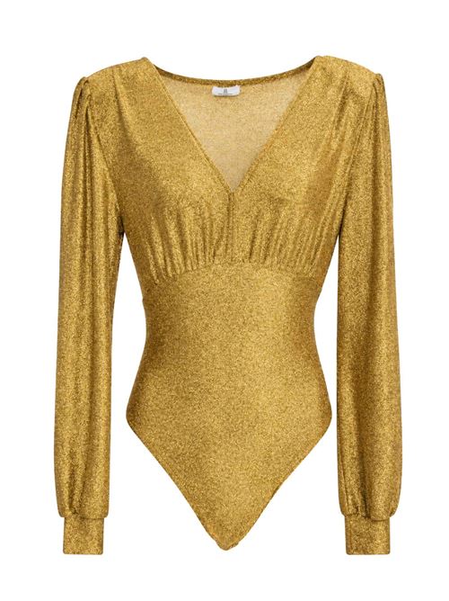 Body in lurex con scollo a V Fracomina | T5001J453Q7L31