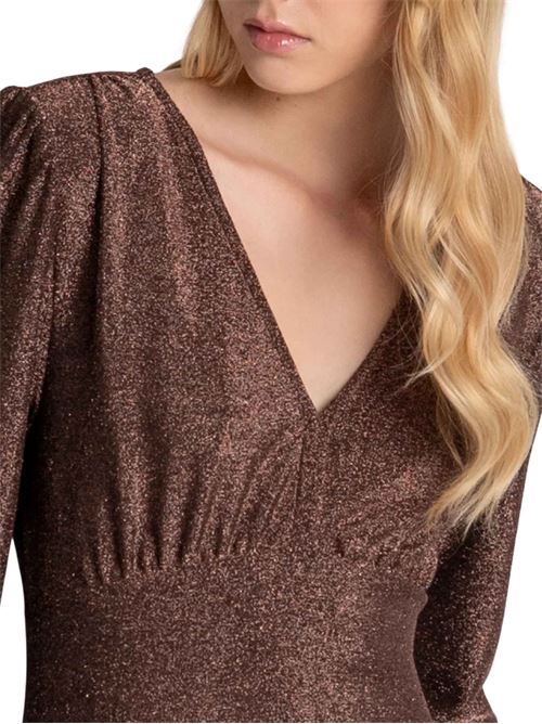 Body in lurex con scollo a V Fracomina | T5001J453Q7M60