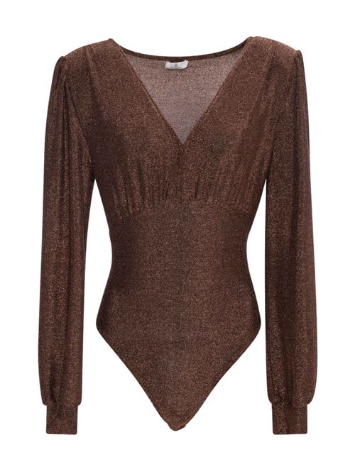 Body in lurex con scollo a V Fracomina | T5001J453Q7M60