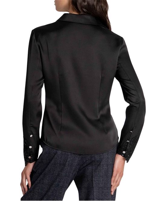 Camicia in raso con dettagli in pizzo Fracomina | T6002W41101053