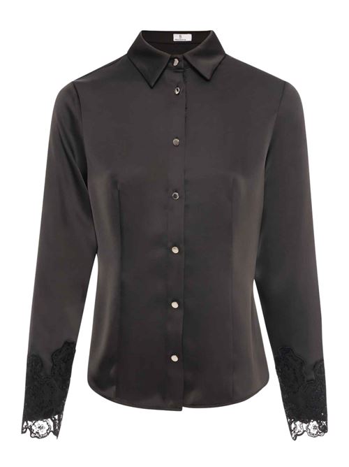 Camicia in raso con dettagli in pizzo Fracomina | T6002W41101053