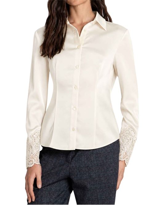 Camicia in raso con dettagli in pizzo Fracomina | T6002W41101108