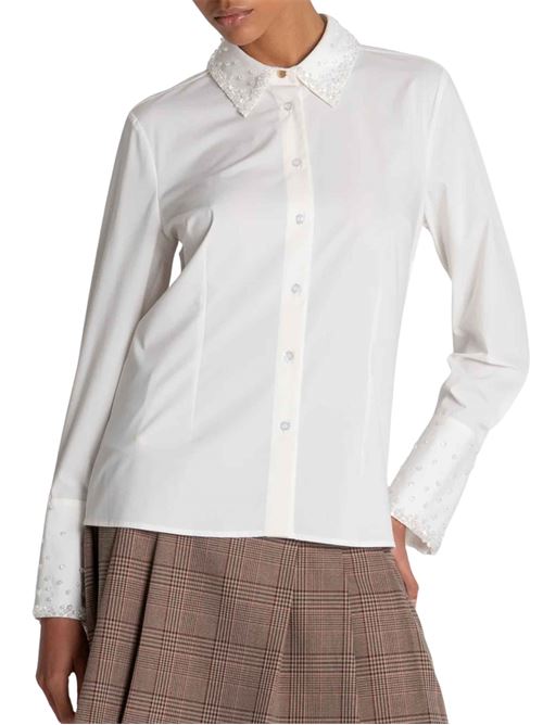 Camicia con strass Fracomina | T6006W58401108