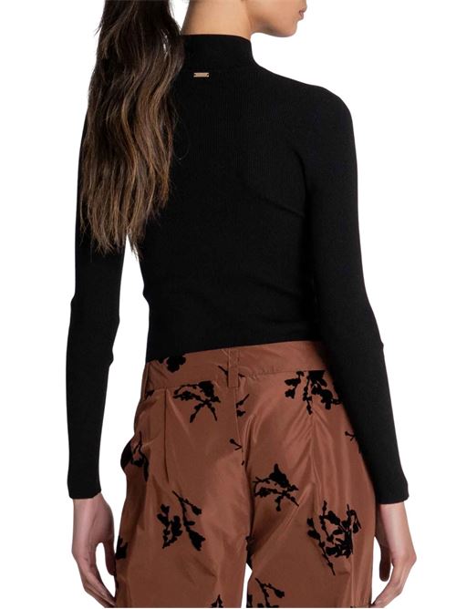 Maglia collo alto con tagli sul giromanica Fracomina | T7026K56501053