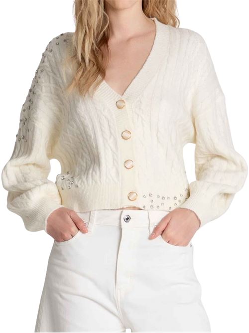 Cardigan con strass Fracomina | T8024K457R9108