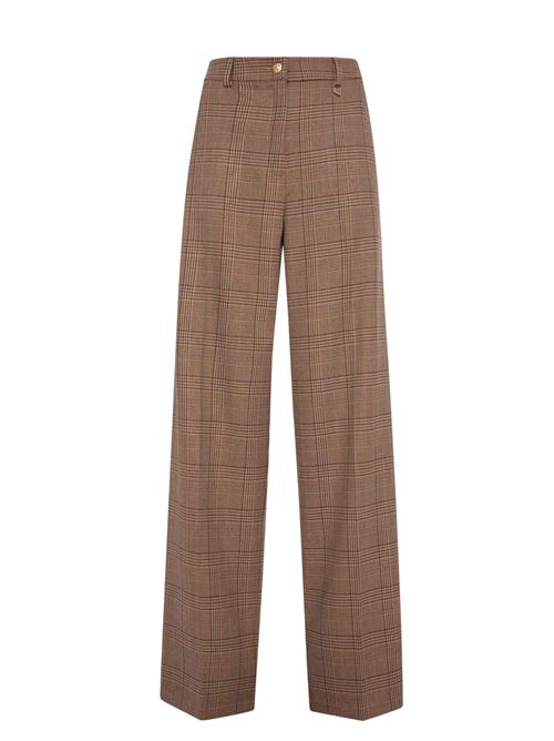 Pantaloni a gamba larga in principe di galles Fracomina | V2005W57595210