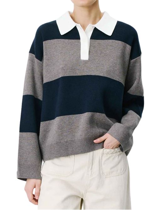 Polo in filo a righe Grace & Mila | Polo | FW2617055MARINE