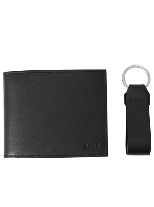 Set regalo Portafoglio + Portachiavi Hugo Boss | Portafogli | 50559392001