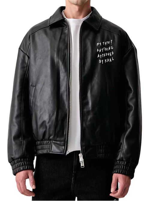 Bomber in ecopelle Karl Lagerfeld Jeans x Pietro Terzini Karl Lagerfeld jeans | Capispalla | B4M15056999